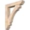 Ekena Millwork Merced Slat Smooth Bracket w/ Offset Brace, Douglas Fir, 7 1/2"W x 38"D x 44"H BKT0806X38X44MRC06SDF - alternate 1